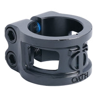 Oath Cage V2 Alloy 2 Bolt Double Zaciski do Hulajnogi Wyczynowej - Black- ScootWorld