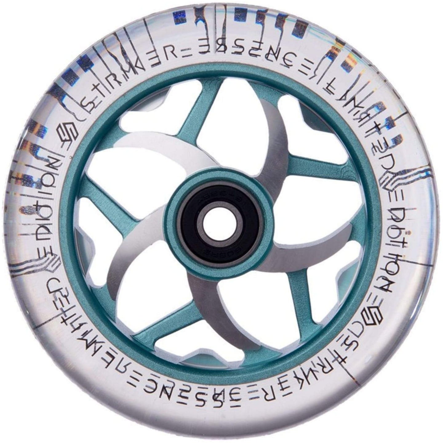 Striker Essence V3 Clear PU 110mm Kółka Do Hulajnogi Wyczynowej - Teal- ScootWorld