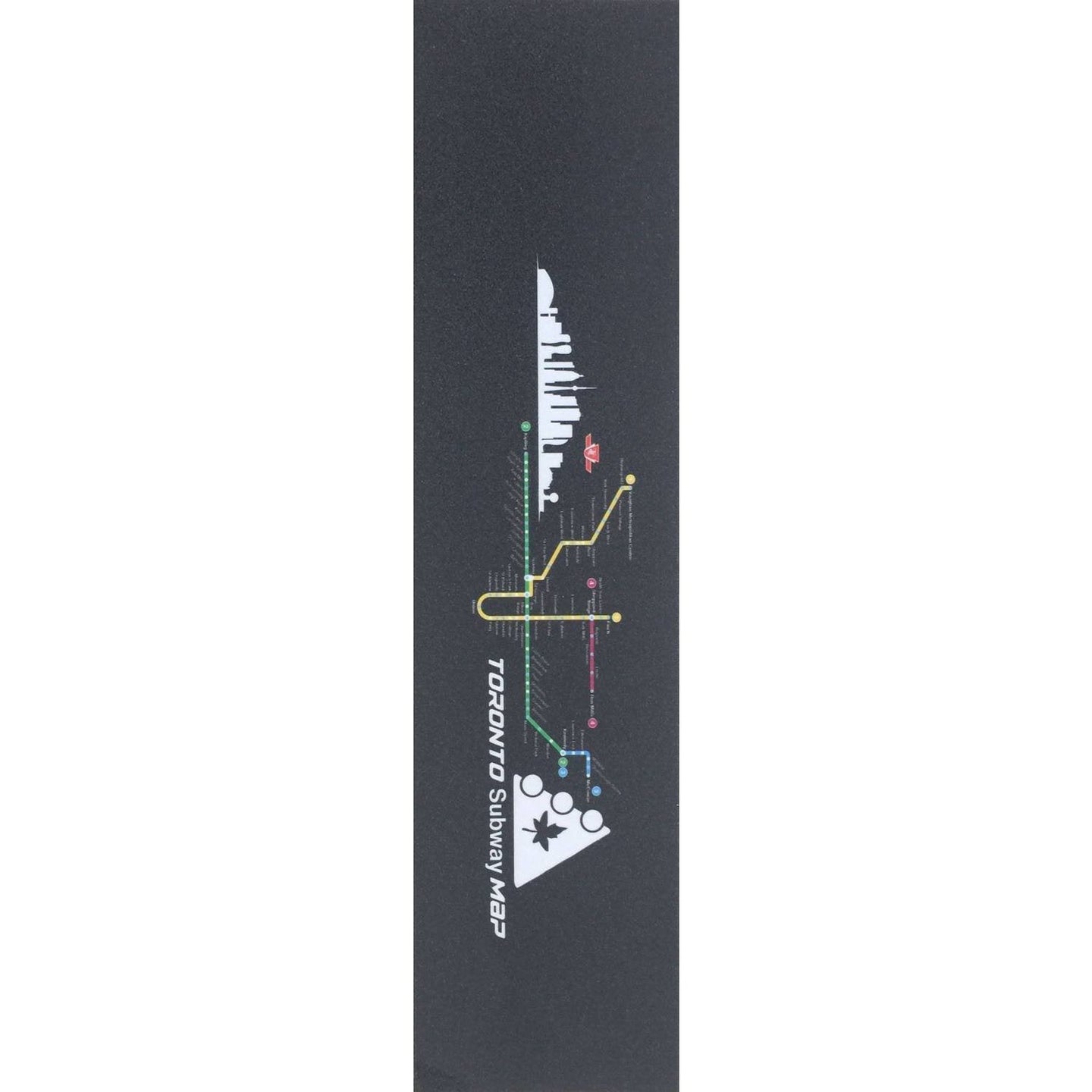 Trynyty Toronto Subway Map Griptape do hulajnogi wyczynowej - Metro- ScootWorld