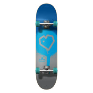 Blueprint Spray Heart V2 Komplet Skateboard - Blue/Silver/Teal- ScootWorld