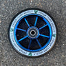 Panda Spoked V2 110mm Kółka Do Hulajnogi Wyczynowej - Niebieski chrom