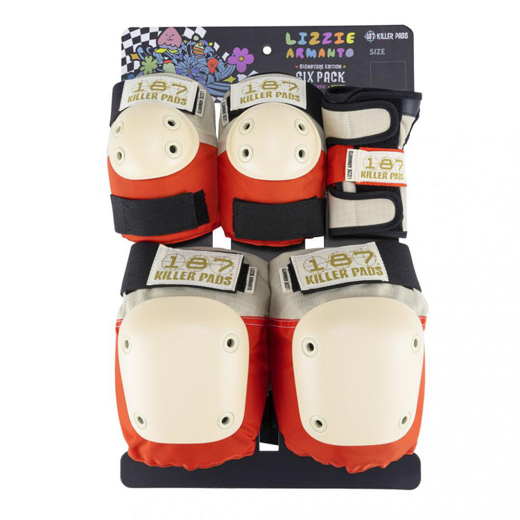 187 Killer Pads Jr. Beskyttelsessæt 6-Pack - Lizzie-ScootWorld.dk