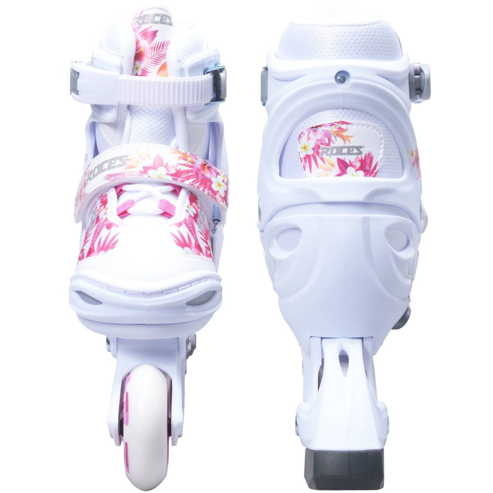 Roces Compy 9.0 Rolki Dziewczynki - White- ScootWorld