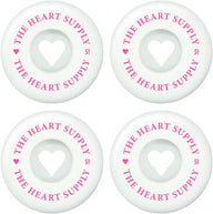 Heart Supply Clean Heart 99A Kółka do Deskorolki 4-Pak - White/Pink- ScootWorld