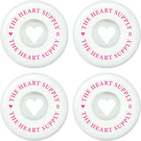 Heart Supply Clean Heart 99A Kółka do Deskorolki 4-Pak - White/Pink- ScootWorld