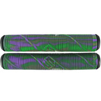 Striker Logo Gripy do hulajnogi wyczynowej - Rainbow (Purple/Light Blue/Green)- ScootWorld