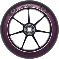 District Dual Width Core Kółko Do Hulajnogi Wyczynowej - Black/Magenta- ScootWorld