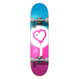 Blueprint Spray Heart V2 Komplet Skateboard - Pink/White/Blue- ScootWorld