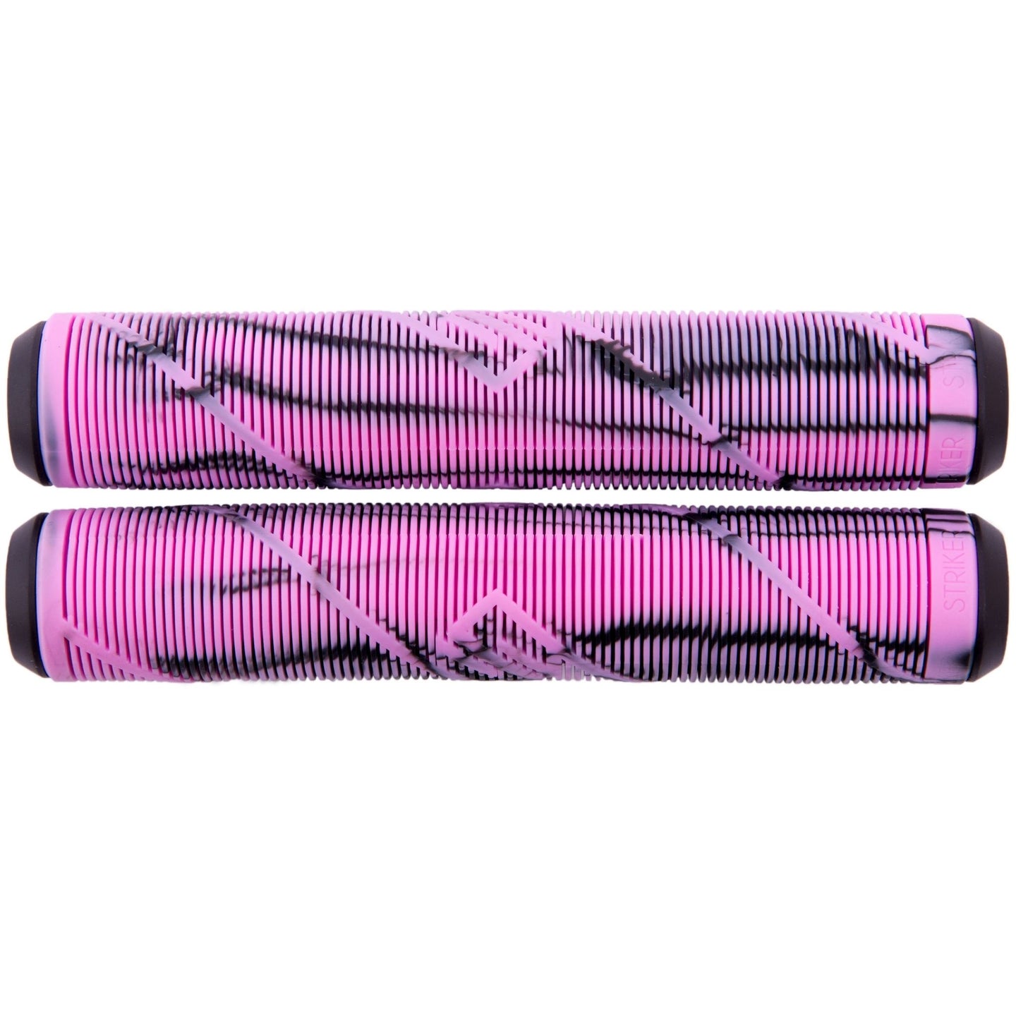 Striker Logo Gripy do hulajnogi wyczynowej Thick - Black/Pink- ScootWorld