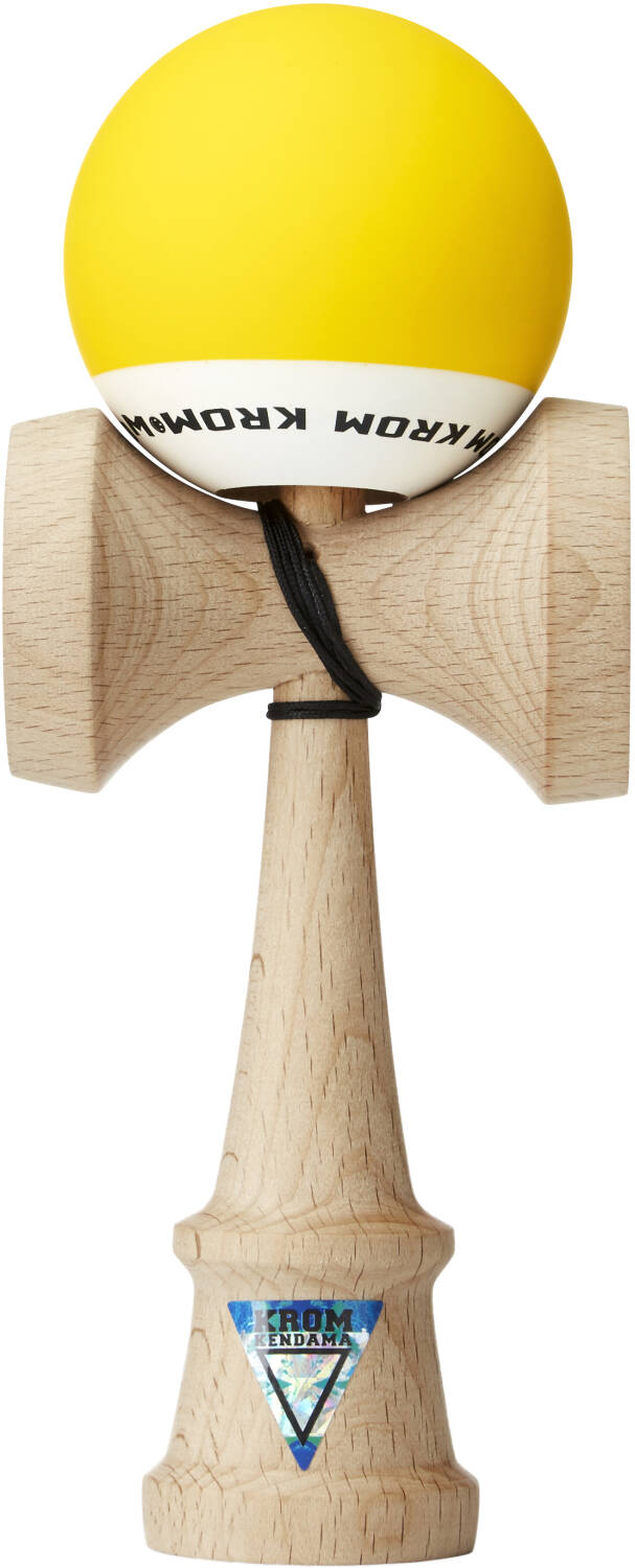 KROM Pop Rubber Kendama - Gul- ScootWorld