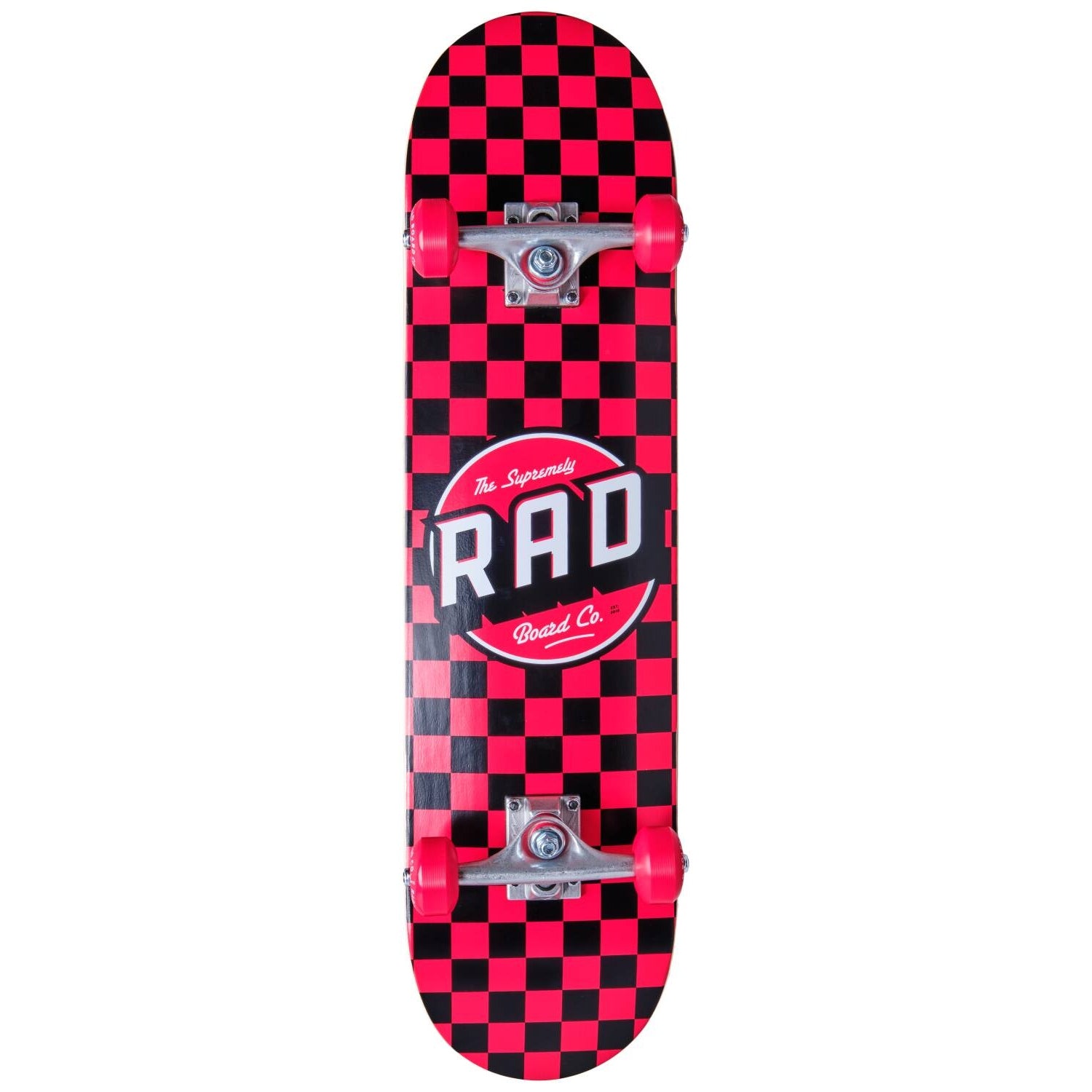 RAD Checkers Komplet Skateboard - Rød- ScootWorld