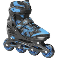 Roces Jokey 3.0 Rolki Dla Dzieci - Black/Astro Blue- ScootWorld