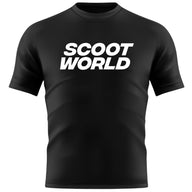 ScootWorld Big Logo Tshirt - Black- ScootWorld