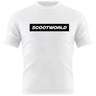 ScootWorld Box Logo Tshirt - Biały/Czarny