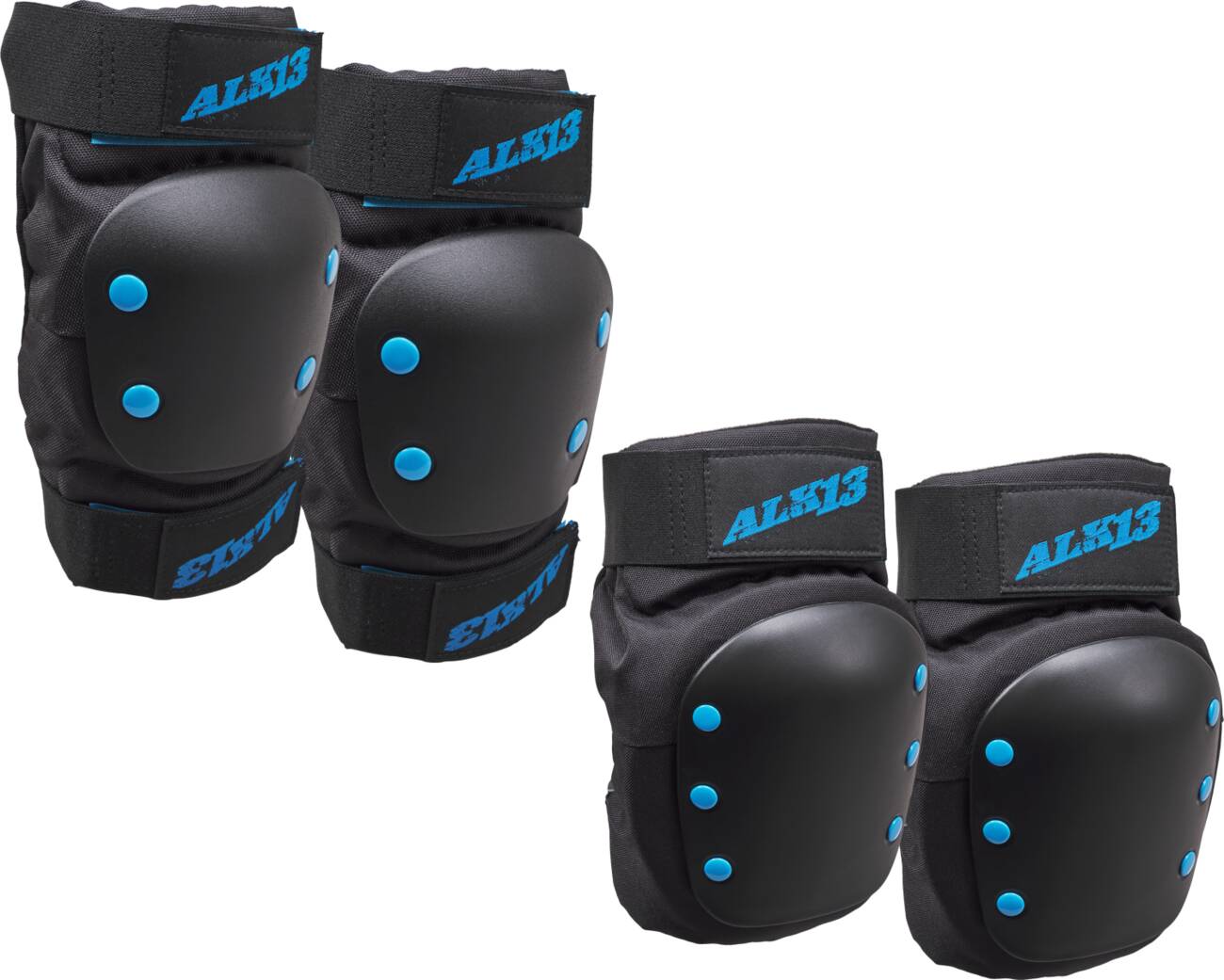 Alk13 Combo Pads - Black/Blue- ScootWorld