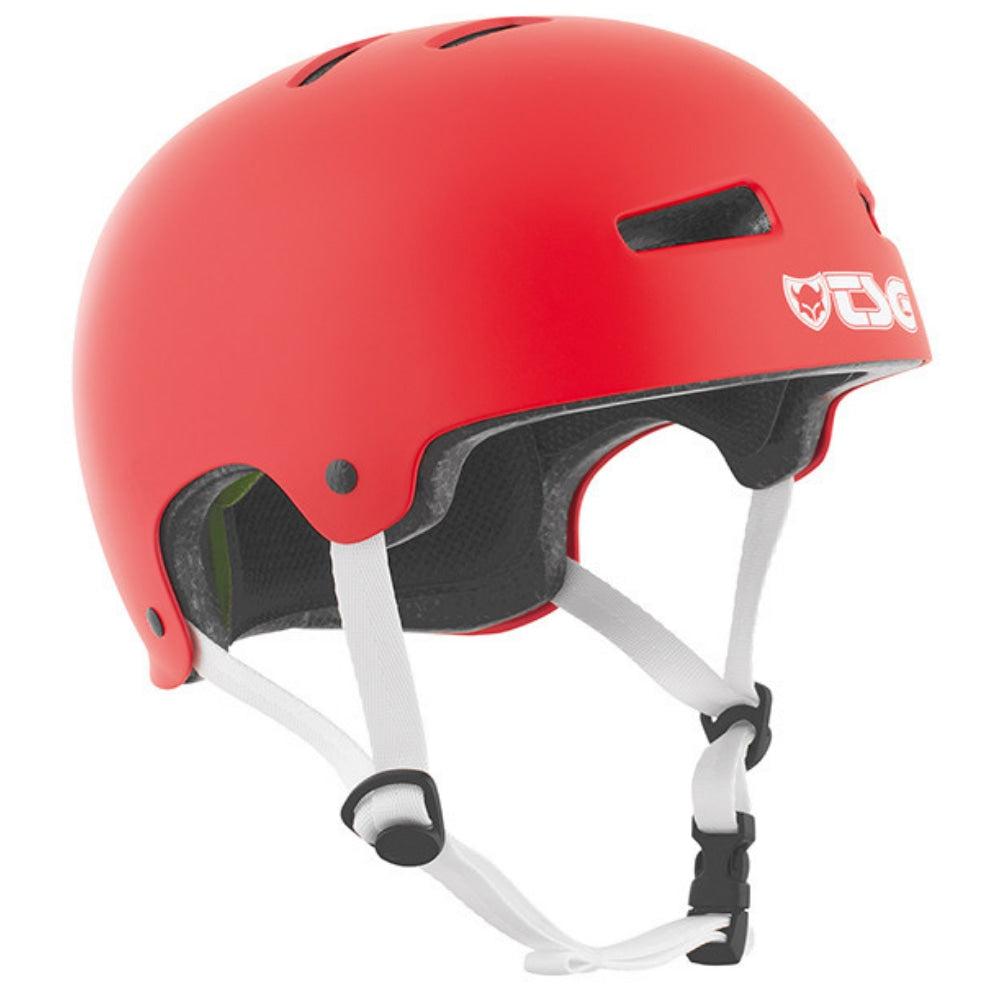 Kask TSG Evolution Kask - Satin Fire Red- ScootWorld