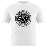 ScootWorld Batch Logo Tshirt - White- ScootWorld